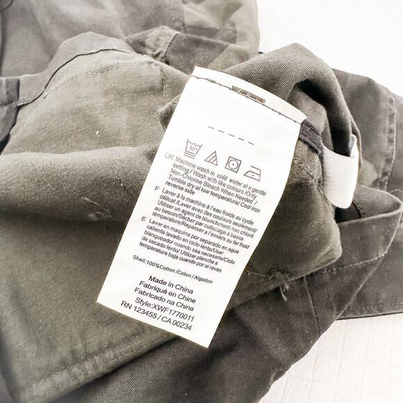 Highline Collective Green Camouflauge Military Jacket Embellishments Size XS - Picture 9 of 12